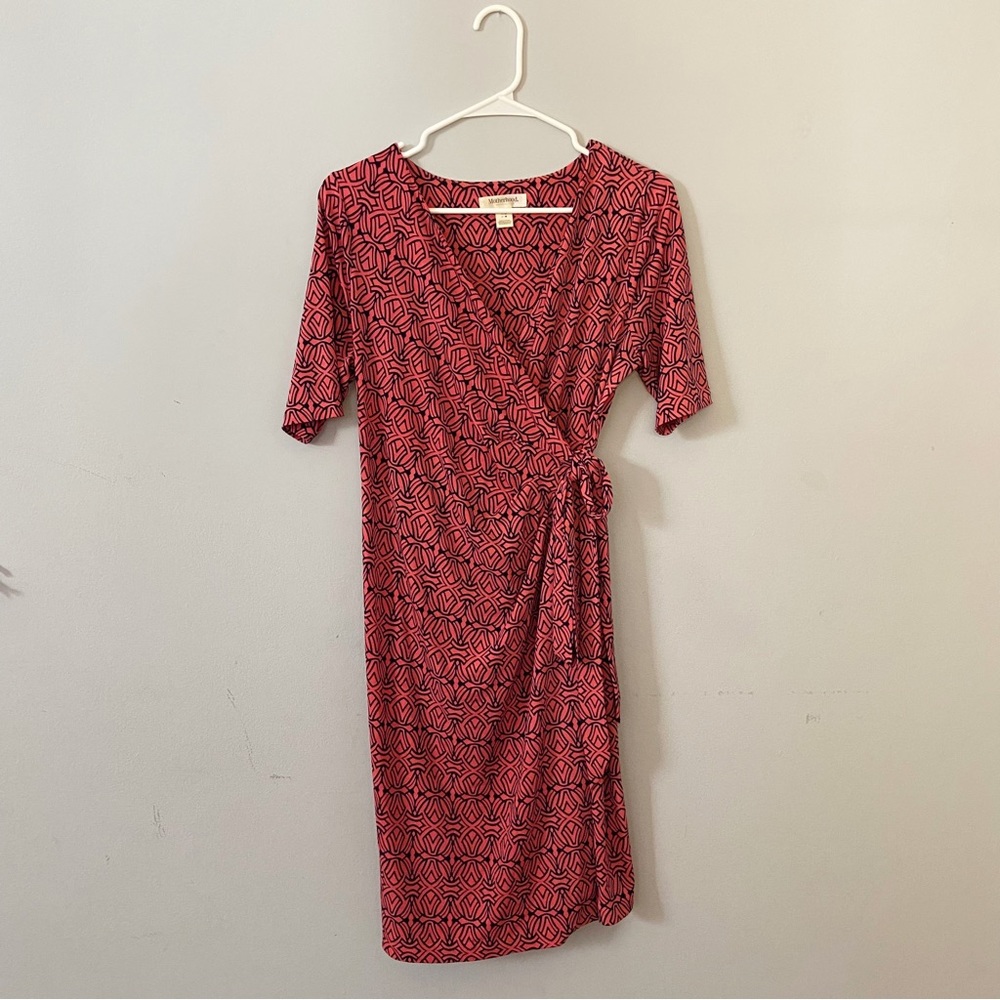 Motherhood Maternity Wrap Dress - M